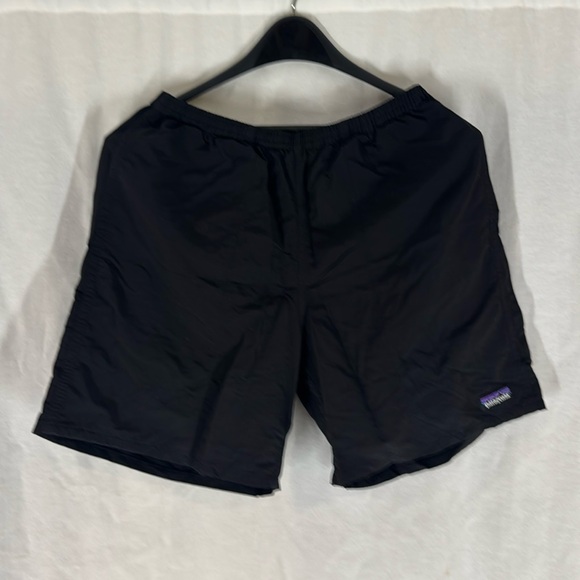 Men’s M Patagonia Black Baggy Shorts with built in undies Excellent condition - Picture 1 of 5